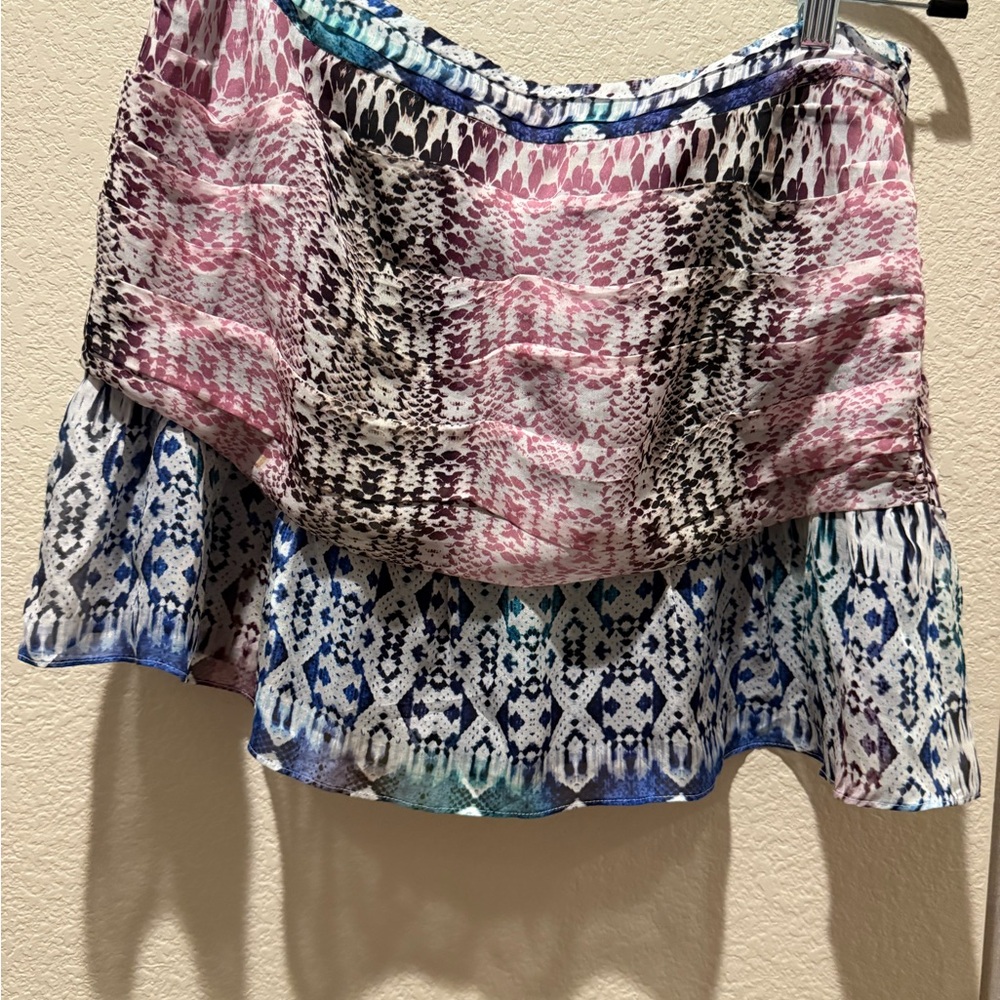 Ramy Brook Multicolor Patterned Mini Skirt - Picture 4 of 4